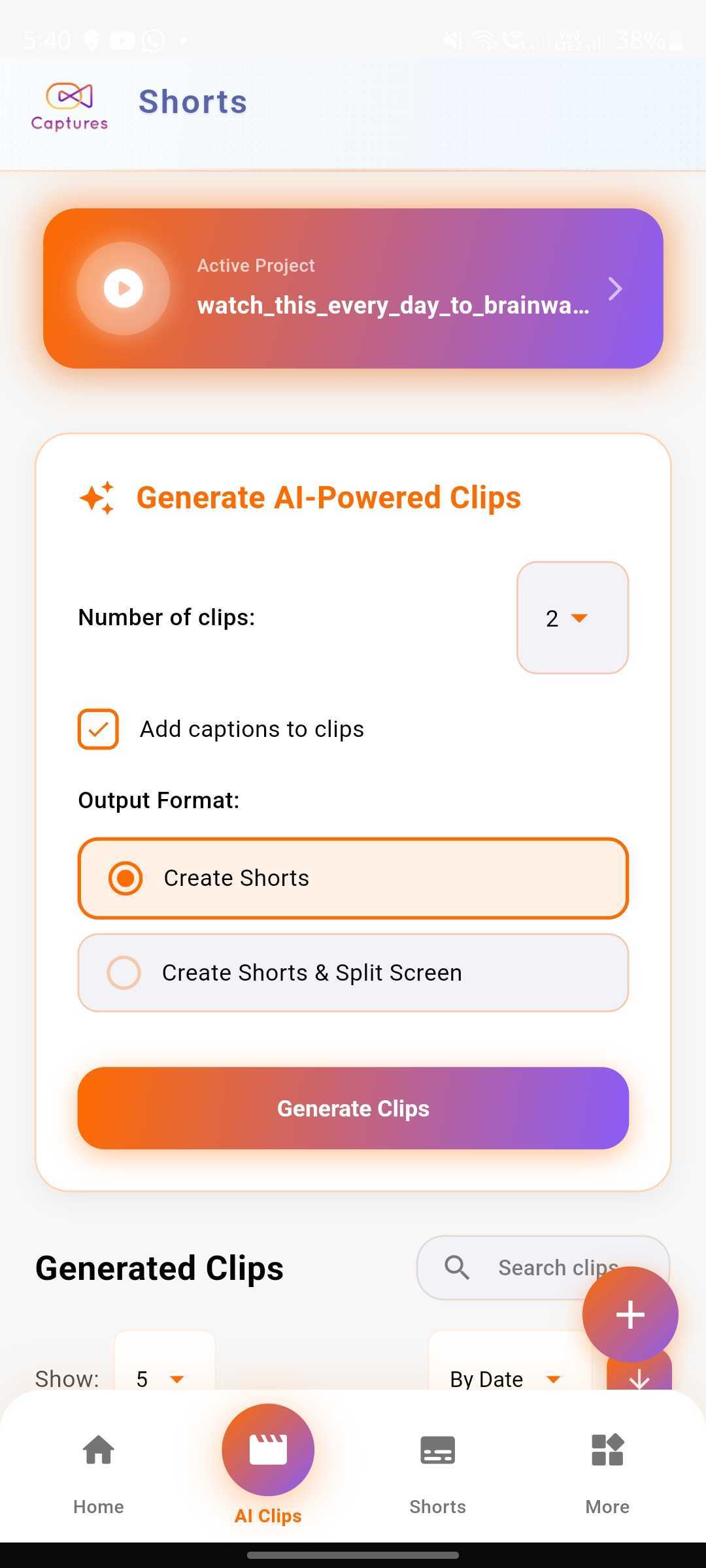 AI Clipping Technology Demo